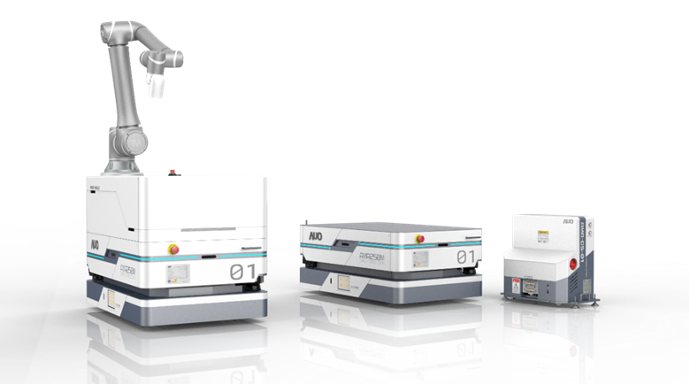 1xBET數位開發的自主式移動機器人（AMR250M），搭配全向輪並結合AI演算法、2D LiDAR、3D攝影機等技術，協助客戶實現產線全自動化